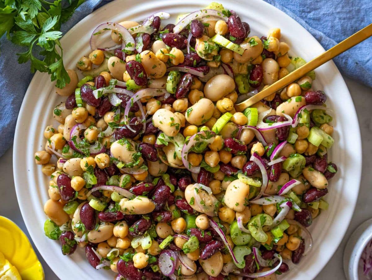 The Ultimate Pantry-Friendly Three Bean Salad for Any Potluck